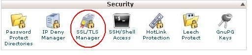 cPanel SSL sertifikatai