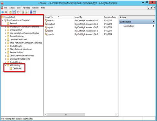 SSL sertifikato eksportavimas PFX formatu iš Windows MMC